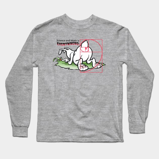 Fibunni Spiral on Light Long Sleeve T-Shirt by chadsuniverse